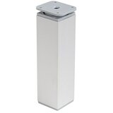 WALTECO Teleskopska noga za namještaj (Š x D: 4 x 4 cm, Podešavanje po visini: 15 cm - 17 cm, Nosivost: 50 kg, Plastika, Kutno) | shoptok.hr