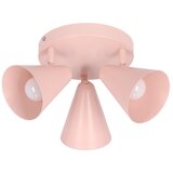 Candellux Lighting Svijetlo ružičasta stropna svjetiljka s metalnim sjenilom 34x34 cm Amor – | shoptok.hr