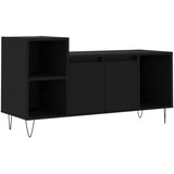 Maison Chic TV omarica - TV enota - Televizijska omarica črna 100x35x55 cm inženirski les, (21702037) | Shoptok.si