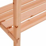  Stol za biljke s policom smeđi 78x38x82,5 cm masivna jelovina | Eponuda.ba