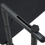 Viseći Viseča balkonska mizica črna 60x64x83,5cm plastika videz ratana, (20580720) | Shoptok.si