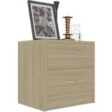vidaXL Noćni ormarić boja hrasta sonome 40 x 30 x 40 cm od iverice | shoptok.hr
