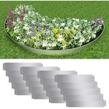 Set ograda za travnjak od pocinčanog čelika 20 kom 100 x 20 cm Cijene