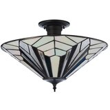 Endon 111895 - Plafonski luster Tiffany ASTORIA 3xE27/10W/230V, prečnik 48 cm | Eponuda.com