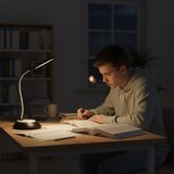 LED punjiva stolna lampa VISUA sa prigušiva LED/5W/5V 3000-5000K crna | Eponuda.com