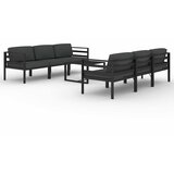 7-dijelna vrtna garnitura s jastucima aluminijska antracit | shoptok.hr