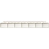  Posteljni okvir bel 75x190 cm 2FT6 trden les | Shoptok.si