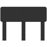  Uzglavlje s uzglavljem Crni hrast 135 cm Konstruirano drvo | shoptok.hr