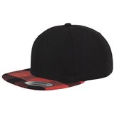 Flexfit Plaid Flanell Peak Snapback blk/red | Shoptok.si