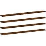  Zidne police 4 kom boja hrasta 100x10x1,5 cm konstruirano drvo | Eponuda.com