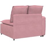  Modularni kauč s naslonom za ruke i jastucima, ružičasti 100 cm | Shoptok.si