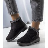 Gemre Black insulated snow boots with fur Wren | Shoptok.si
