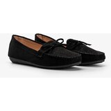 Gemre Black moccasins with an openwork pattern Maura | shoptok.hr