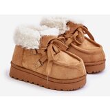 Boto FR1 Snow Boots Kids Insulated With Fur Camel Adelane | Eponuda.ba