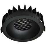  led ugradna svetiljka LED/24W/230V 3000/4000/6400K prečnik 13,5 cm crna | Eponuda.com