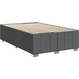 vidaXL Box spring postelja z vzmetnico temno siva 120x190 cm blago | Shoptok.si
