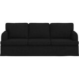 SOFA Kavč Črna Splošne dimenzije: 201 x 80 x 85 cm (Š x G x V) Žamet, (5000145661) | Shoptok.si