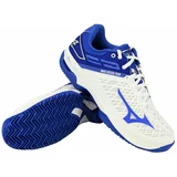 Mizuno Wave Exceed Tour 4 CC White/Blue Women's Tennis Shoes EUR 38.5