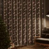 vidaXL LED svetlobna zavesa 3x3 m 300 LED lučk toplo bela 8 funkcij Cene