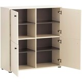MID.YOU Visoka Komoda Lovund, Bež | Shoptok.si