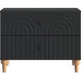  Noćni ormar s ladicama Crna 62 x 34,5 x 48 cm Konstruirano drvo | shoptok.hr
