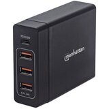 Manhattan Docking stanica, 3xUSB A, 1xUSB C, 72W, Crna | Eponuda.ba