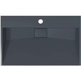  Umivaonik od lijevanih minerala/mramora 60x38x11 cm antracit | shoptok.hr