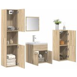 Maison Chic Kopalniška garnitura - Kopalniški sestavi 5-delna sonoma hrast inženirski les, (21788002) | Shoptok.si