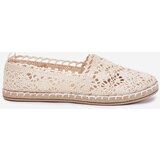 Boto Lace Women's Beige Espadrilles Adelira | shoptok.hr
