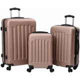 Kofer 3 pcs Ružičasto zlatni 50 x 31 x 78 cm ABS plastika | shoptok.hr