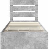  Krevetna konstrukcija s ladicama Betonski sivi 75 x 190 cm | shoptok.hr