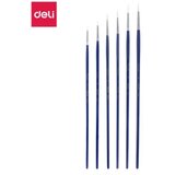  ČETKICA UMETNIČKA DELI OKRUGLA BELA BR 6 SET 1/6 EC281-6 Cene
