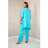 Kesi Włoski Set of blouse + pants with pendant mint | shoptok.hr