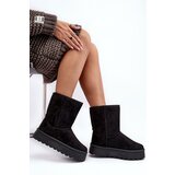 Boto PS1 Women's Snow Boots Insulated with Fur Black Abrams | Shoptok.si
