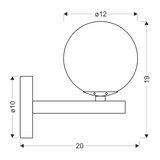  Kama Zidna Lampa Crna 1x28 G9 ( 15041 ) | Eponuda.com