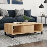 vidaXL Klubska mizica sonoma hrast 104x60x35 cm inženirski les Cene