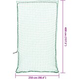 Mreža za prikolicu s elastičnim užetom zelena 4x2,5 m PP | shoptok.hr