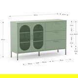 Marckeric Mentolno zelena komoda 140x90 cm Diora – | Shoptok.si