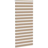 Zebra zavjesa Pješčano smeđa 100x230 cm Širina tkanine 95,9 cm Poliester | Shoptok.si