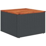  6-dijelni set vrtnih sofa s jastucima crni od poliratana | shoptok.hr