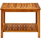  Stolić za kavu 60 x 60 x 45 cm od masivnog bagremovog drva | shoptok.hr