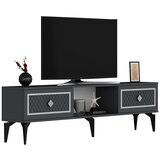 Hanah home Herry - Anthracite, Silver AnthraciteSilver TV Stand | ePonuda.com