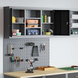  3-delni orodjar in set pegboard na steni, črn kovin, (22048528) | Shoptok.si