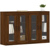  Zidni ormarići 2 kom boja smeđeg hrasta od konstruiranog drva | shoptok.hr