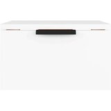 vidaXL Stenske nočne omarice 2 kosa bele 34x30x20 cm | Shoptok.si