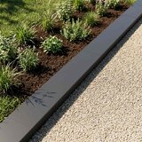 Profil za rubove vrta 10 kom. 100 x 20 x 5 cm Čelik Antracit | shoptok.hr