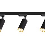  Reflektor za šinski sistem MICA 3xGU10/10W/230V crna/zlatna | Eponuda.com