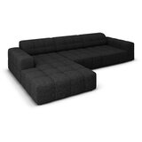 Cosmopolitan Design Antracitno siva kotna sedežna garnitura (levi kot) Chicago – | Shoptok.si