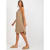 Och Bella Dress-TW-SK-BI-81541.31-dark beige | Eponuda.ba