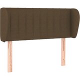 Maison Chic vzglavna omarica - nočna omarica - posteljna omarica z ušesi temno rjavo 93x23x78/88 cm blago, (21710945) | Shoptok.si